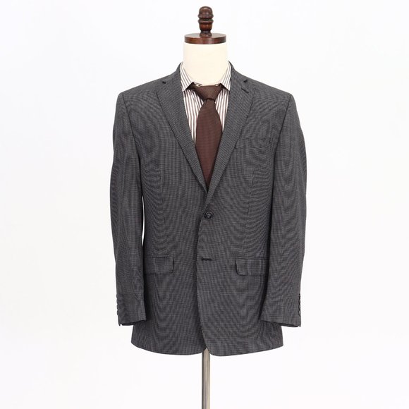 Calvin Klein 40R Gray HT 2-Button Sport Coat Blazer Jacket B819 - Picture 1 of 11